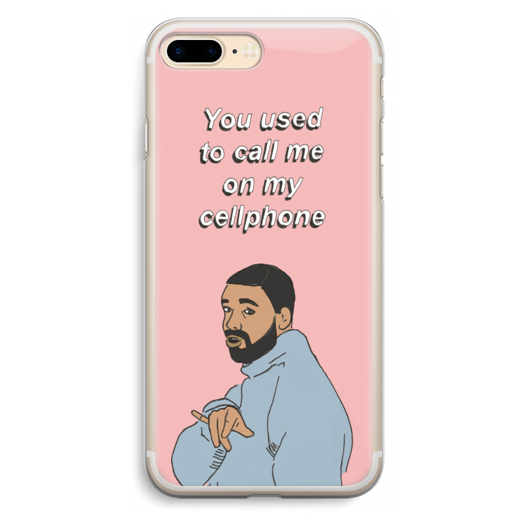 Hotline bling: iPhone 7 Plus Transparant Hoesje