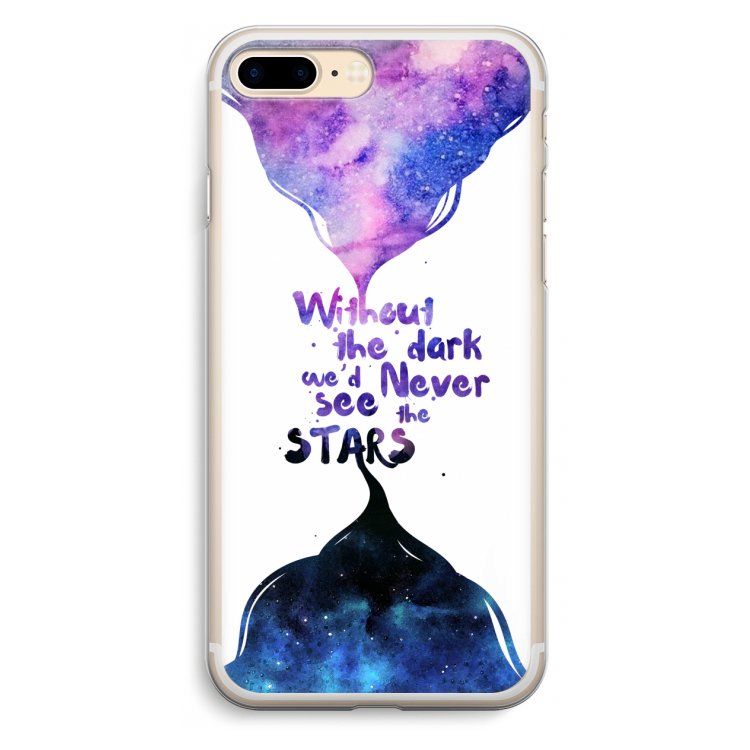 Stars quote: iPhone 7 Plus Transparant Hoesje