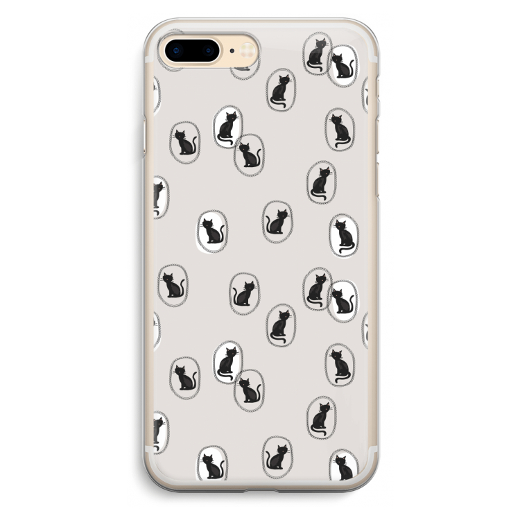 Miauw: iPhone 7 Plus Transparant Hoesje