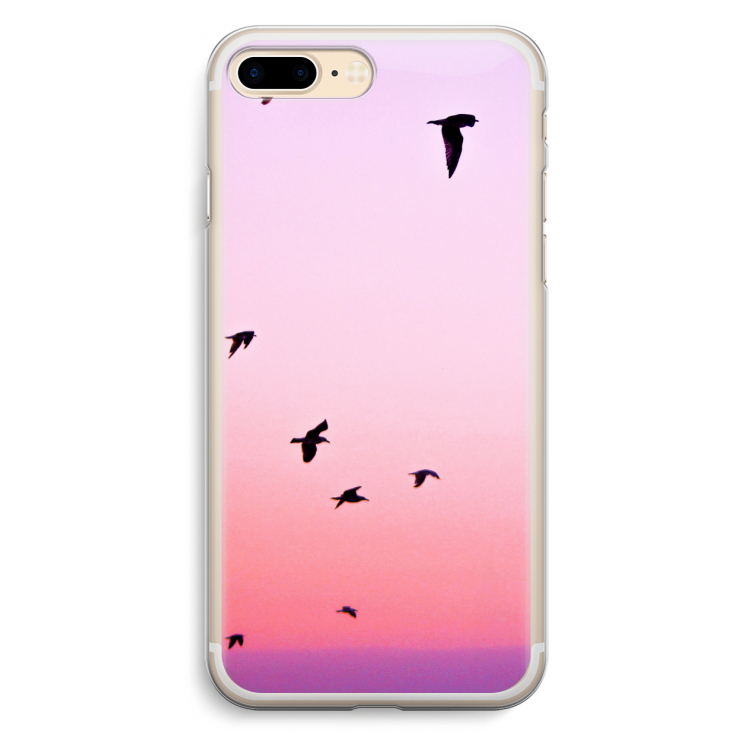 Fly away: iPhone 7 Plus Transparant Hoesje