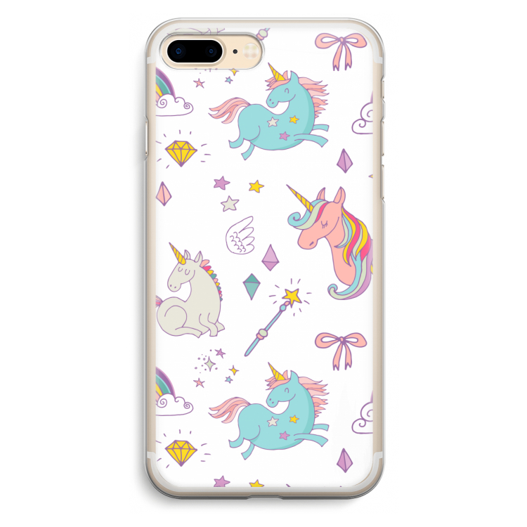 Fantasiewereld: iPhone 7 Plus Transparant Hoesje