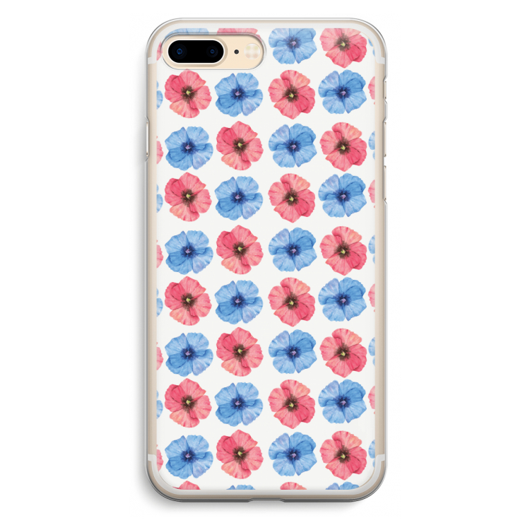 Klaproosjes: iPhone 7 Plus Transparant Hoesje
