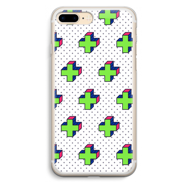 8-bit N°10: iPhone 7 Plus Transparant Hoesje