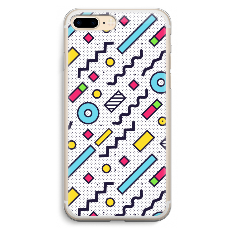8-bit N°8: iPhone 7 Plus Transparant Hoesje