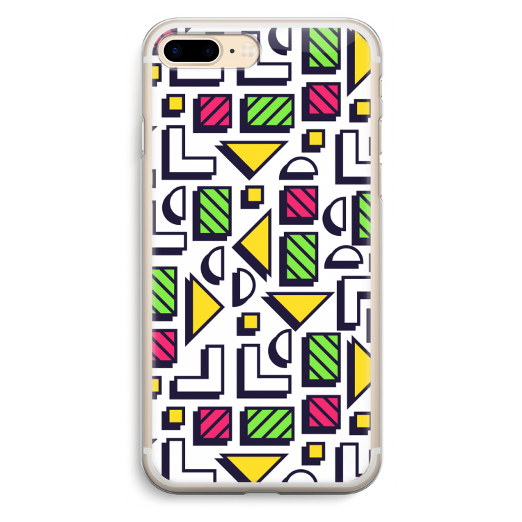 8-bit N°4: iPhone 7 Plus Transparant Hoesje