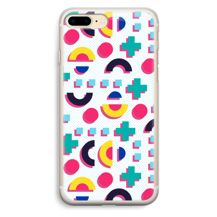 8-bit N°2: iPhone 7 Plus Transparant Hoesje