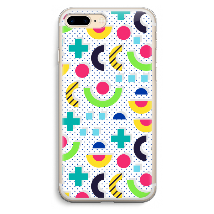 8-bit N°1: iPhone 7 Plus Transparant Hoesje
