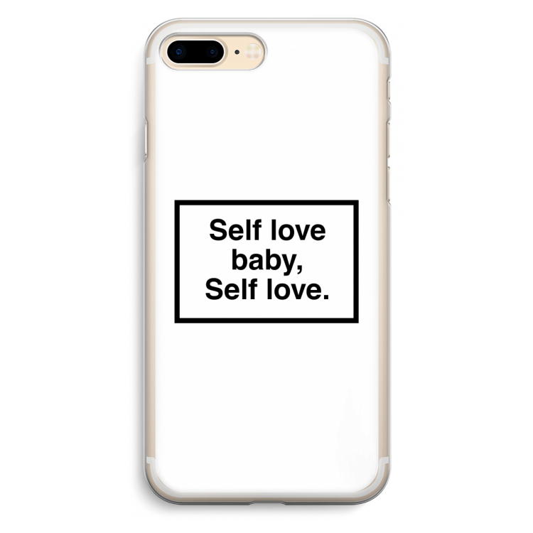 Self love: iPhone 7 Plus Transparant Hoesje