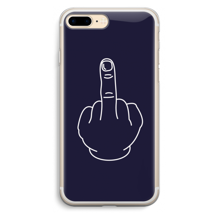 F**k U: iPhone 7 Plus Transparant Hoesje