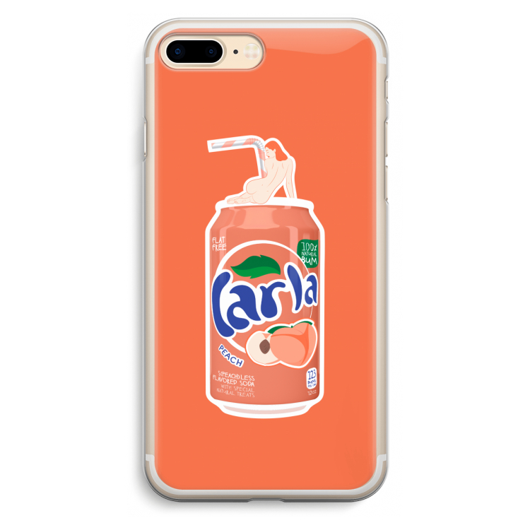 S(peach)less: iPhone 7 Plus Transparant Hoesje