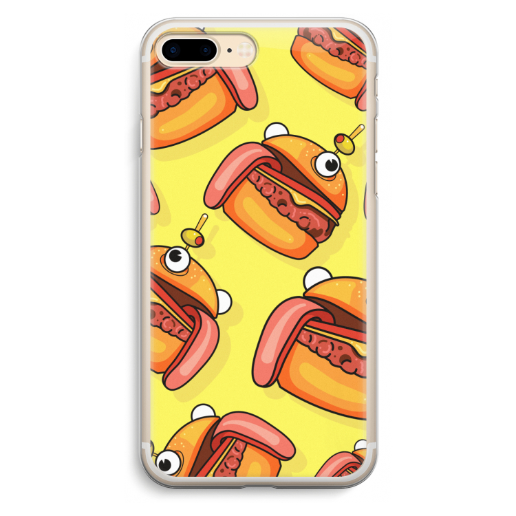 Hamburger: iPhone 7 Plus Transparant Hoesje