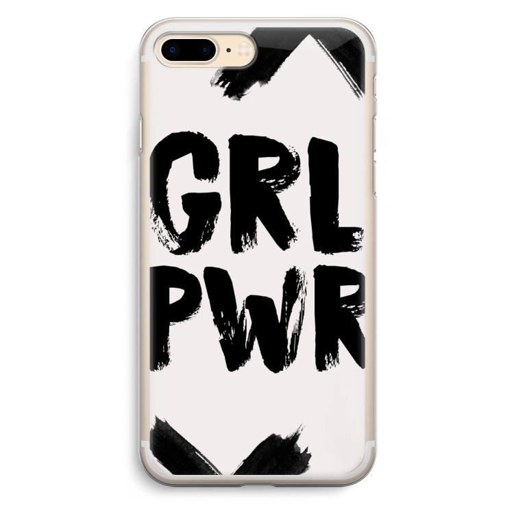 Girl Power #2: iPhone 7 Plus Transparant Hoesje