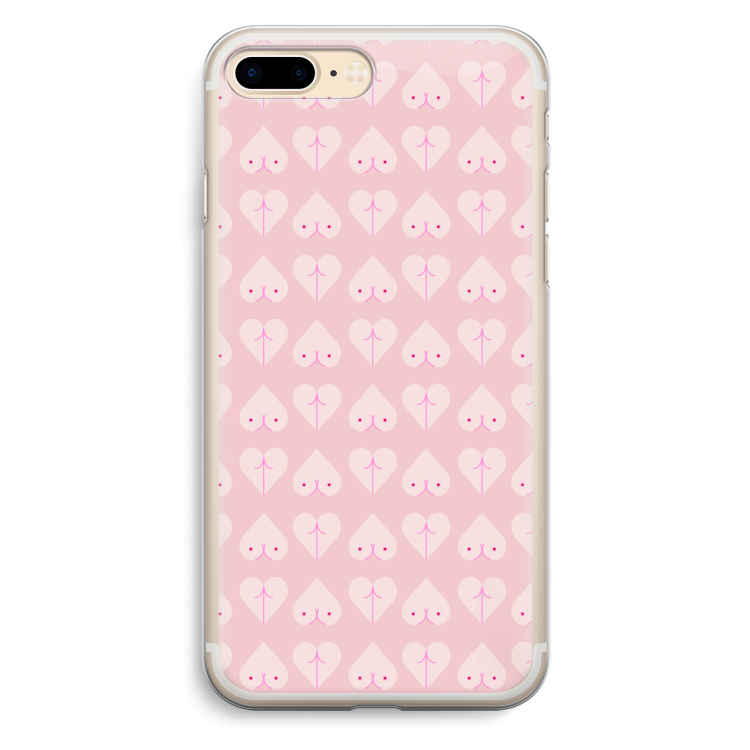 Ass 'n Titties: iPhone 7 Plus Transparant Hoesje