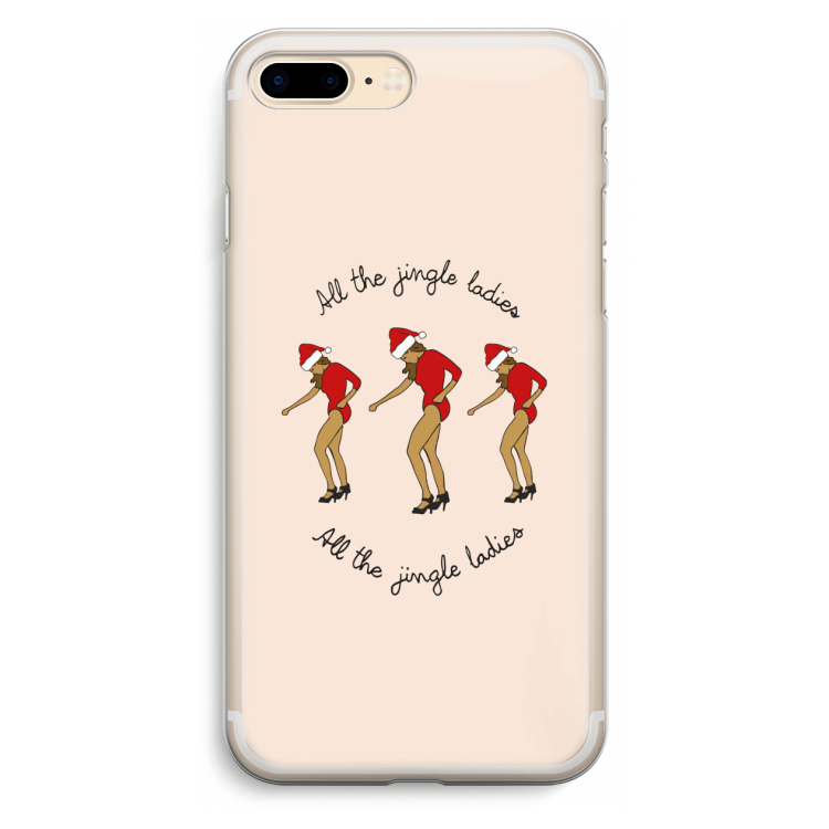 Jingle Ladies: iPhone 7 Plus Transparant Hoesje