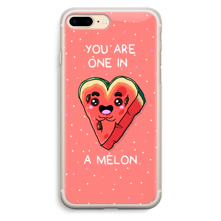One In A Melon: iPhone 7 Plus Transparant Hoesje