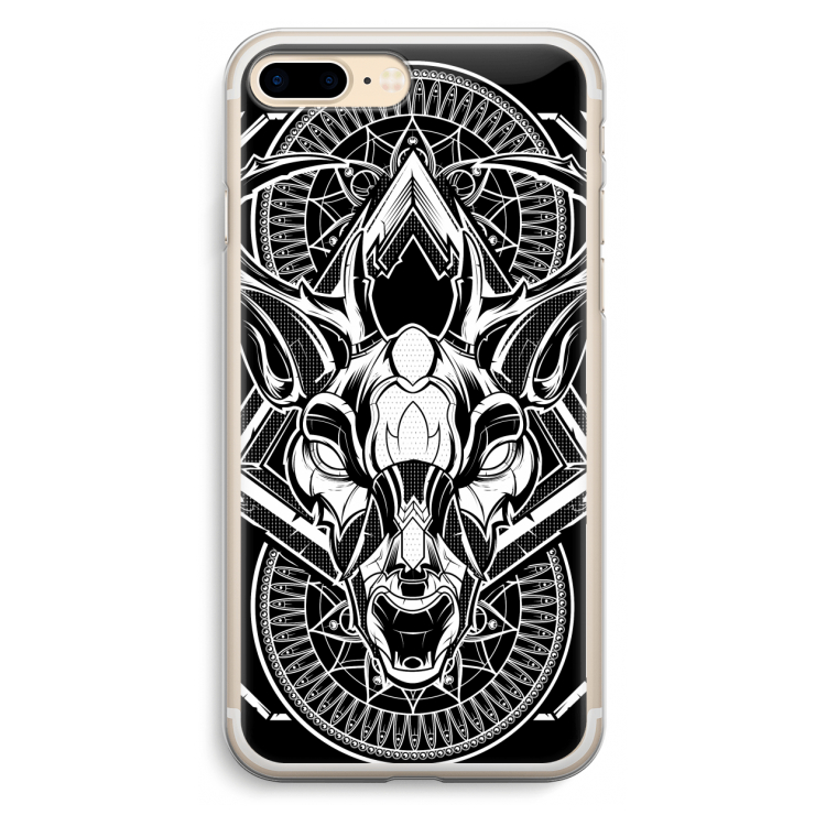 Oh Deer: iPhone 7 Plus Transparant Hoesje
