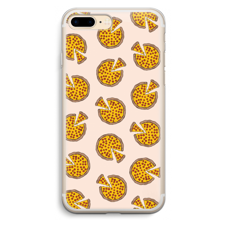 You Had Me At Pizza: iPhone 7 Plus Transparant Hoesje