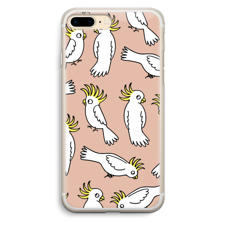 Papegaai: iPhone 7 Plus Transparant Hoesje