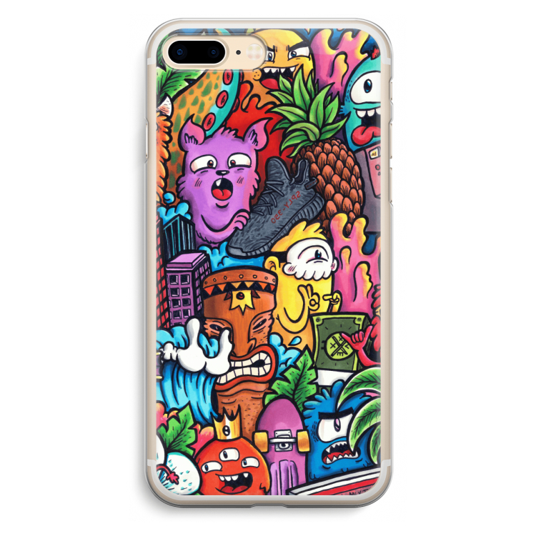 Vexx Mixtape: iPhone 7 Plus Transparant Hoesje