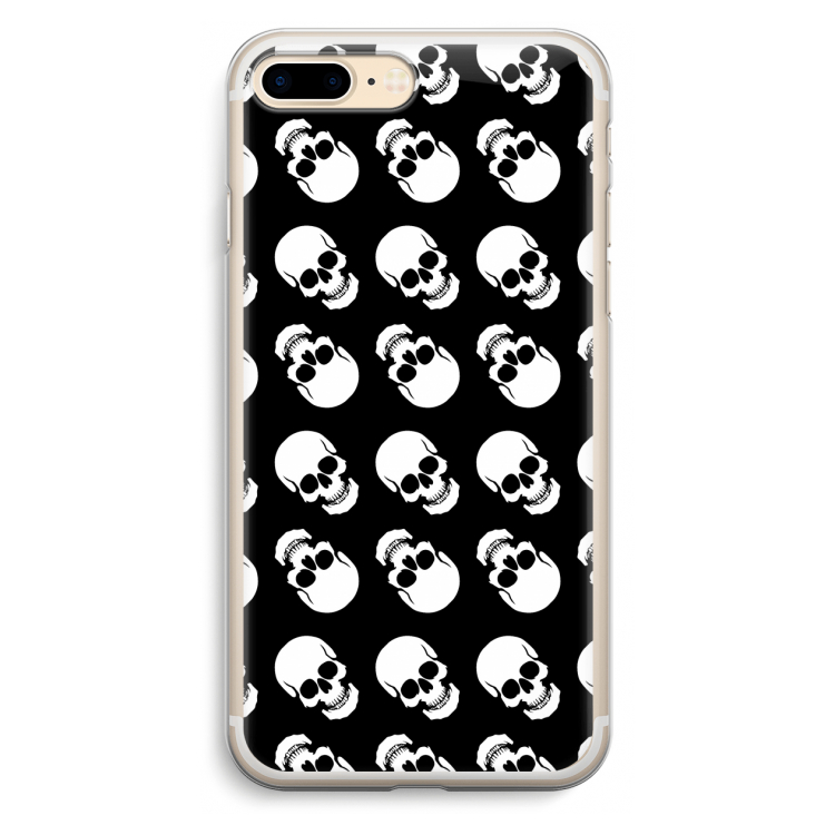 Musketon Skulls: iPhone 7 Plus Transparant Hoesje