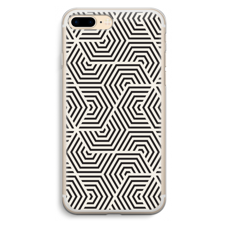 Magic pattern: iPhone 7 Plus Transparant Hoesje