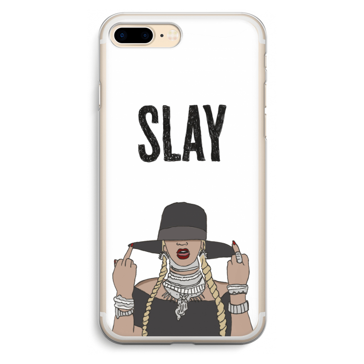 Slay All Day: iPhone 7 Plus Transparant Hoesje