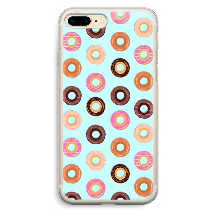 Donuts: iPhone 7 Plus Transparant Hoesje