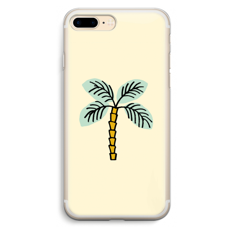Palmboom: iPhone 7 Plus Transparant Hoesje