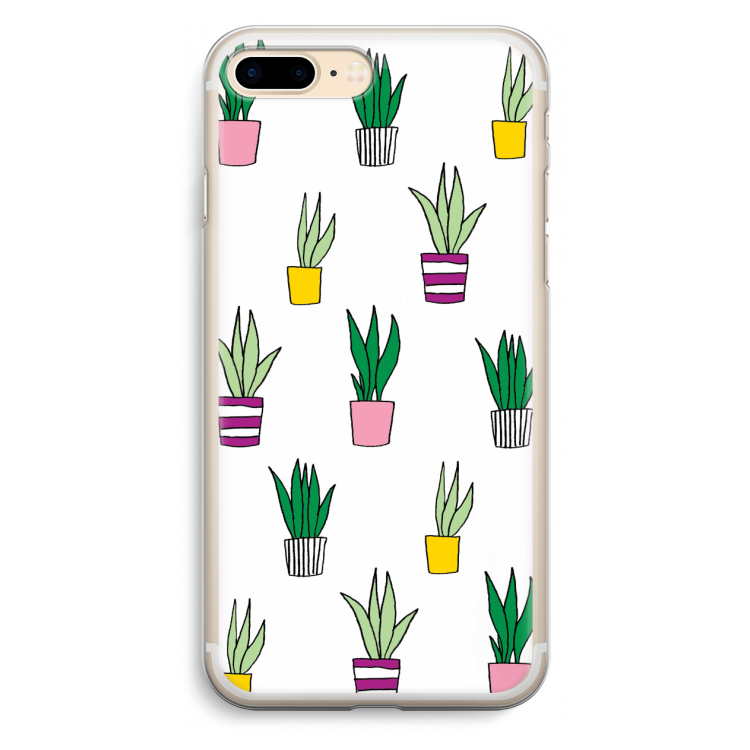 Sanseveria: iPhone 7 Plus Transparant Hoesje