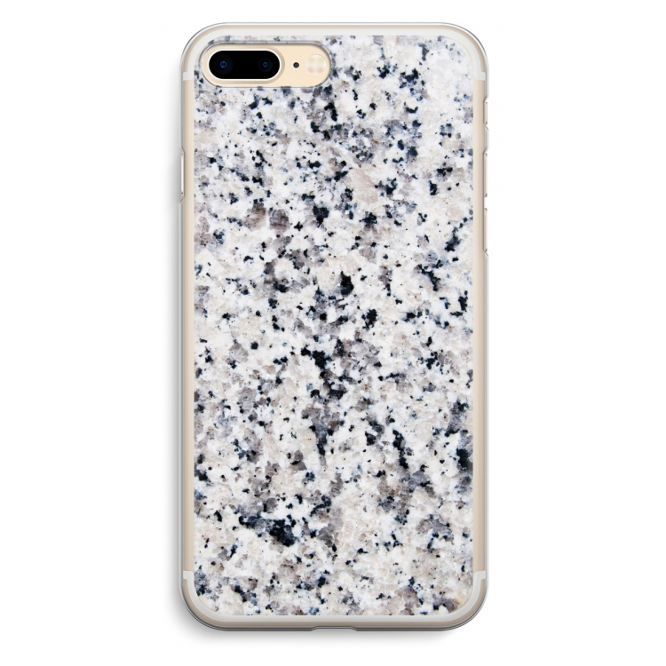 Gespikkelde marmer: iPhone 7 Plus Transparant Hoesje