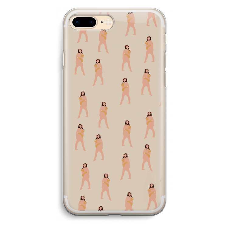 You're so golden: iPhone 7 Plus Transparant Hoesje