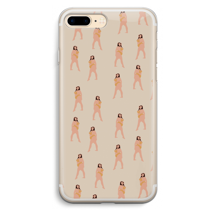 You're so golden: iPhone 7 Plus Transparant Hoesje