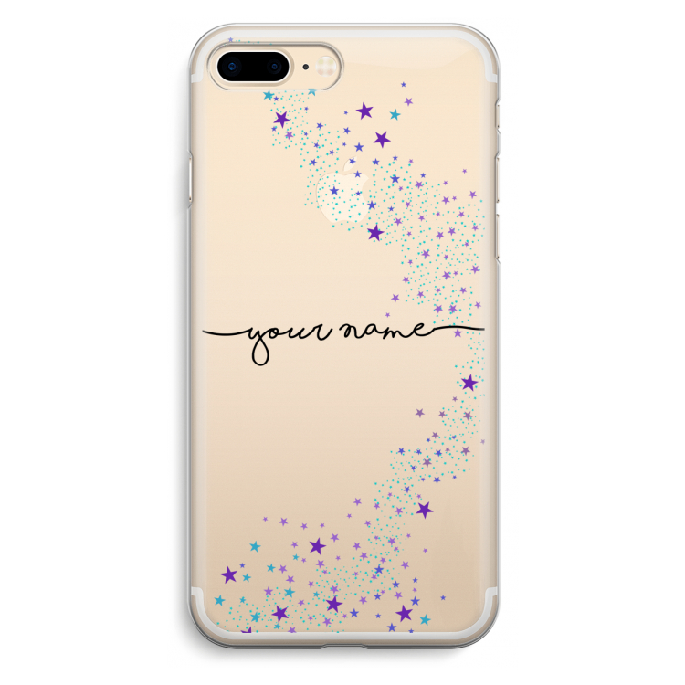 Sterren: iPhone 7 Plus Transparant Hoesje