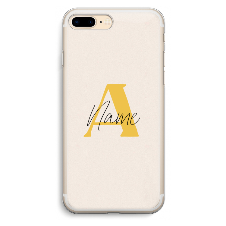 Amber Script: iPhone 7 Plus Transparant Hoesje