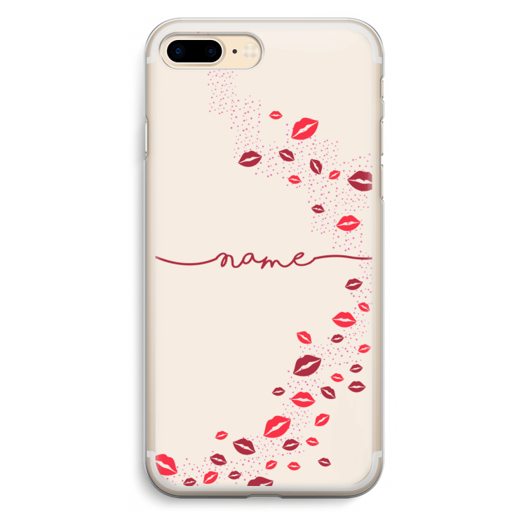 Kusjes: iPhone 7 Plus Transparant Hoesje