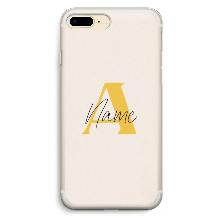 Amber Script: iPhone 7 Plus Transparant Hoesje