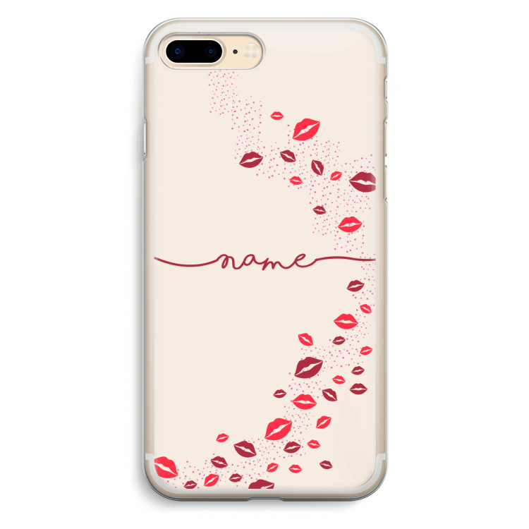 Kusjes: iPhone 7 Plus Transparant Hoesje