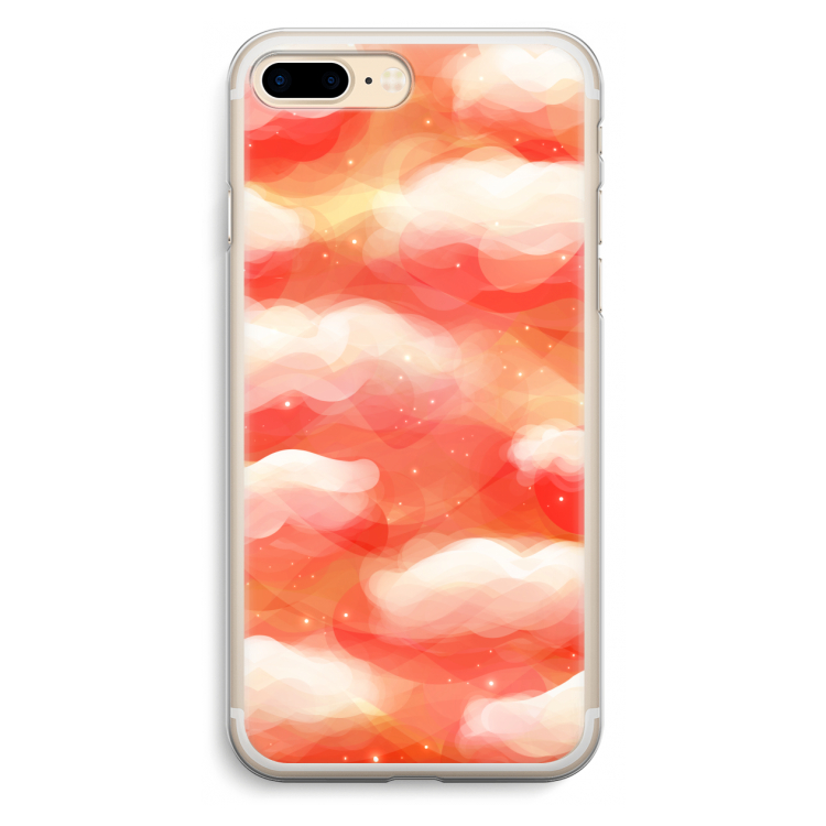 Lichte Wolken: iPhone 7 Plus Transparant Hoesje