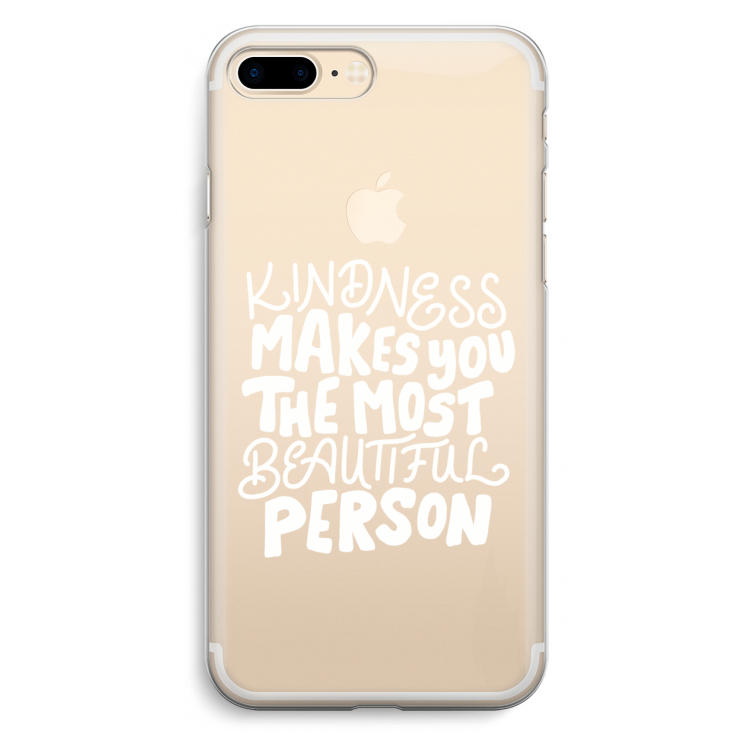 The prettiest: iPhone 7 Plus Transparant Hoesje