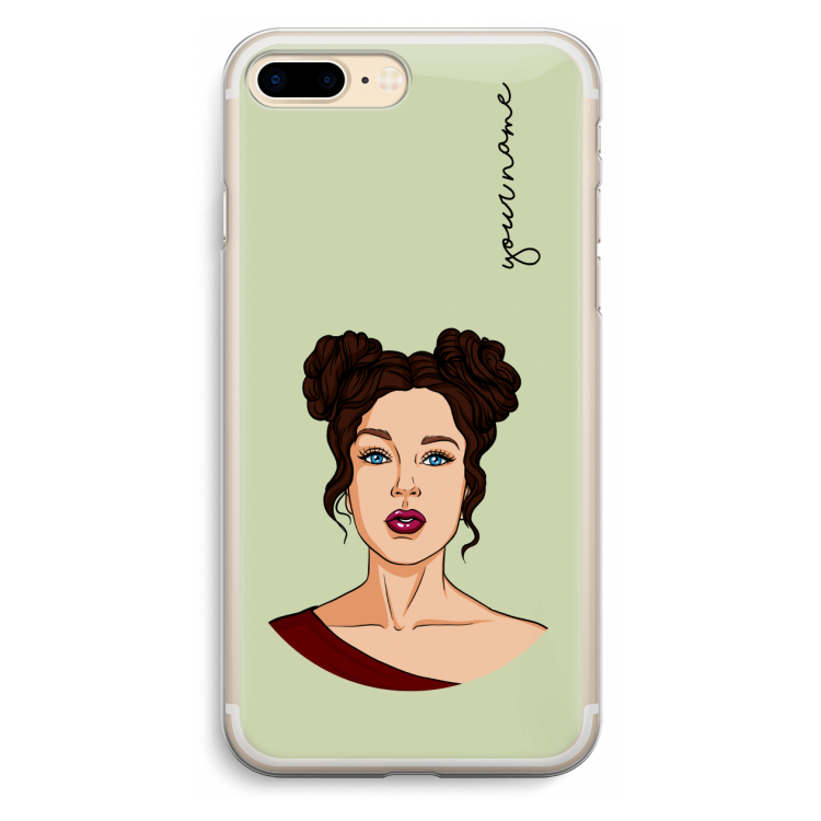 Pop-Art Creator: iPhone 7 Plus Transparant Hoesje
