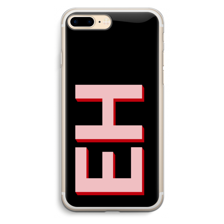 Monogram: iPhone 7 Plus Transparant Hoesje