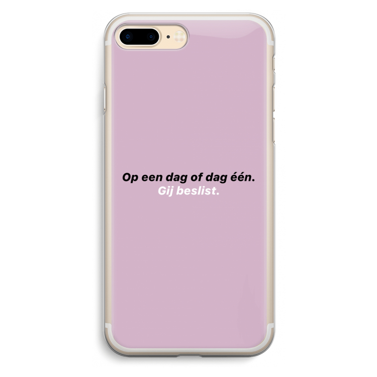 gij beslist: iPhone 7 Plus Transparant Hoesje
