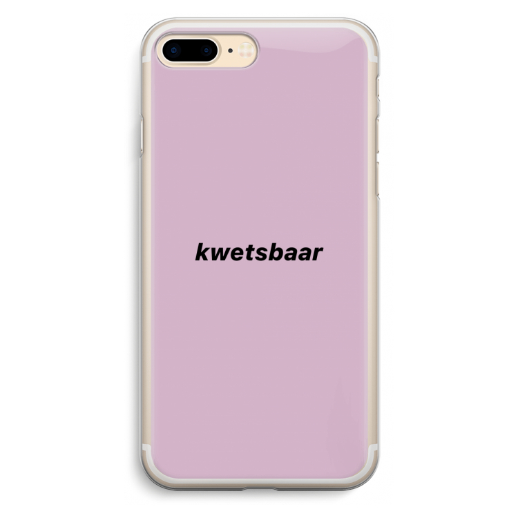 kwetsbaar: iPhone 7 Plus Transparant Hoesje