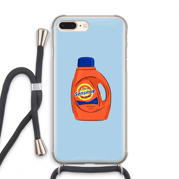 Ultra Sensitive: iPhone 7 PLUS Transparant Hoesje met koord