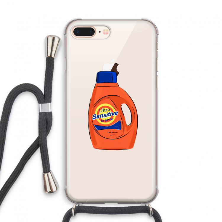 Ultra Sensitive: iPhone 7 PLUS Transparant Hoesje met koord