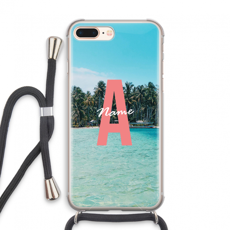 Pacific Dream: iPhone 7 PLUS Transparant Hoesje met koord