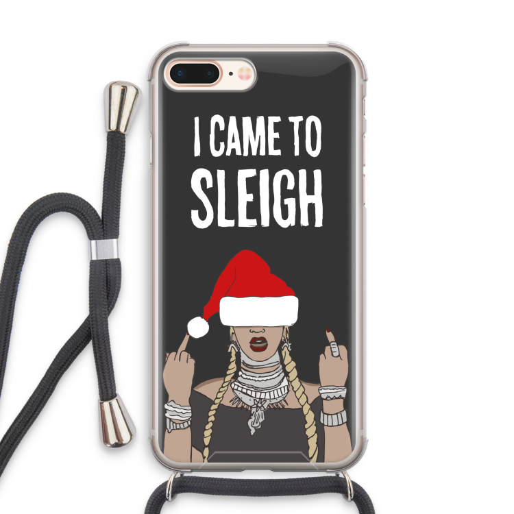 Came To Sleigh: iPhone 7 PLUS Transparant Hoesje met koord