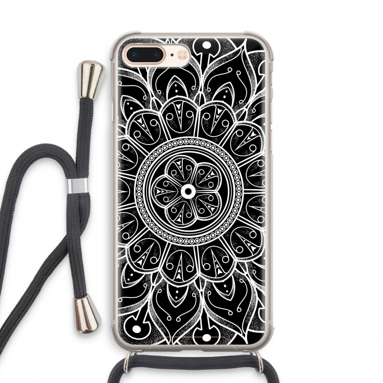 Roses Are Red: iPhone 7 PLUS Transparant Hoesje met koord