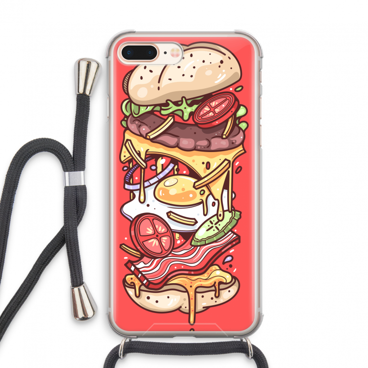 Diet Coke Please: iPhone 7 PLUS Transparant Hoesje met koord