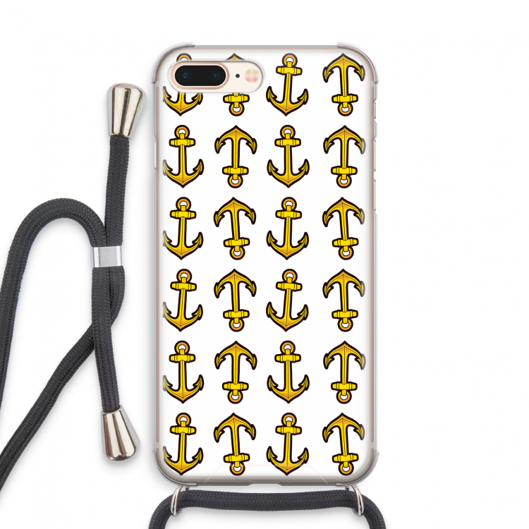 Musketon Anchor: iPhone 7 PLUS Transparant Hoesje met koord